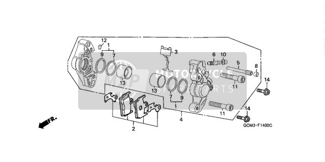 Rear Brake Caliper